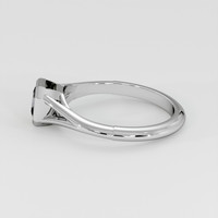 0.59 Ct. Yellowish Green Sapphire Ring, 14K White Gold 4