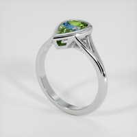 1.41 Ct. Bi Color Sapphire Ring, 14K White Gold 2