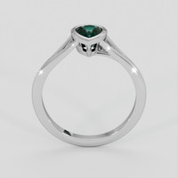 0.96 Ct. Bluish Green Sapphire Ring, 14K White Gold 3