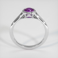 0.54 Ct. Sapphire Ring, 14K White Gold 3