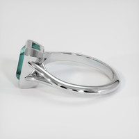 1.30 Ct. Emerald Ring, 18K White Gold 4