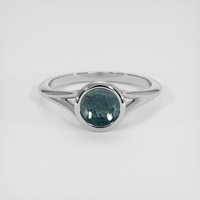1.00 Ct. Gemstone Ring, 18K White Gold 1