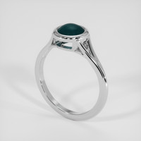 1.00 Ct. Gemstone Ring, 18K White Gold 2