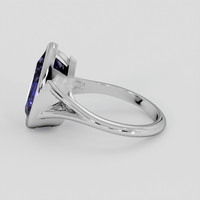 3.20 Ct. Purple Iolite Ring, 18K White Gold 4