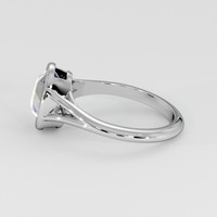 2.44 Ct. Bi Color Sapphire Ring, 18K White Gold 4