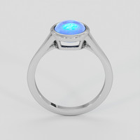 4.95 Ct. Blue Sapphire Ring, 18K White Gold 3