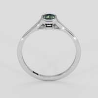 0.66 Ct. Bi Color Sapphire Ring, 18K White Gold 3