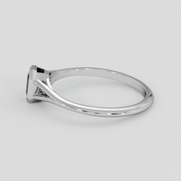 0.66 Ct. Bi Color Sapphire Ring, 18K White Gold 4