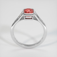 1.60 Ct. Padparadscha Sapphire Ring, 18K White Gold 3