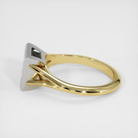 1.42 Ct. White Sapphire Ring, 14K White & Yellow 4