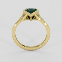 1.20 Ct. Bluish Green Sapphire Ring, 10K Yellow Gold 3