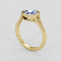 2.00 Ct. Violet Sapphire Ring, 10K Yellow Gold 2