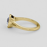 2.00 Ct. Violet Sapphire Ring, 10K Yellow Gold 4