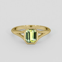 1.70 Ct. Bi Color Sapphire Ring, 10K Yellow Gold 1