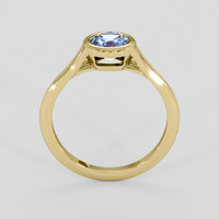 1.29 Ct. Blue Sapphire Ring, 10K Yellow Gold 3