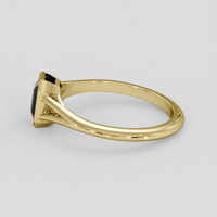 1.28 Ct. Bluish Green Sapphire Ring, 10K Yellow Gold 4