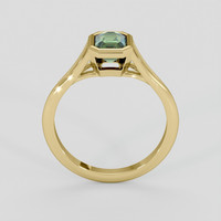 1.13 Ct. Green Sapphire Ring, 10K Yellow Gold 3
