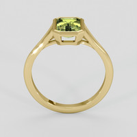 1.56 Ct. Yellowish Green Sapphire Ring, 10K Yellow Gold 3