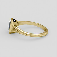 2.03 Ct. Bluish Green Sapphire Ring, 10K Yellow Gold 4