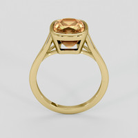 3.65 Ct. Brownish Yellow Tourmaline Ring, 14K Yellow Gold 3