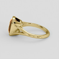 3.65 Ct. Brownish Yellow Tourmaline Ring, 14K Yellow Gold 4