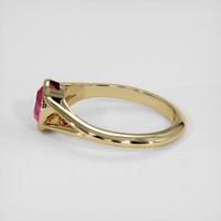 1.56 Ct. Pinkish Red Ruby Ring, 14K Yellow Gold 4