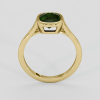 1.85 Ct. Bluish Green Sapphire Ring, 14K Yellow Gold 3