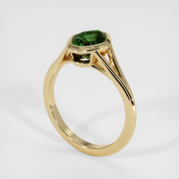 1.84 Ct. Green Sapphire Ring, 14K Yellow Gold 2