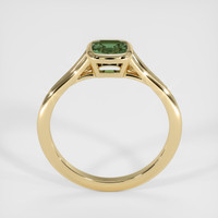 0.83 Ct. Green Sapphire Ring, 14K Yellow Gold 3