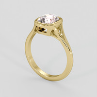 2.38 Ct. Padparadscha Sapphire Ring, 14K Yellow Gold 2