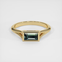 1.01 Ct. Sapphire Ring, 14K Yellow Gold 1