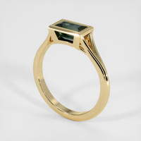 1.01 Ct. Sapphire Ring, 14K Yellow Gold 2