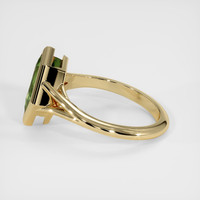 1.48 Ct. Green Sapphire Ring, 14K Yellow Gold 4