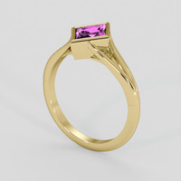 1.58 Ct. Purple Sapphire Ring, 14K Yellow Gold 2