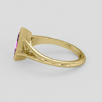 1.58 Ct. Purple Sapphire Ring, 14K Yellow Gold 4