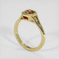 1.12 Ct. Bi Color Sapphire Ring, 14K Yellow Gold 2