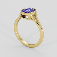 2.65 Ct. Color Change Sapphire Ring, 14K Yellow Gold 2