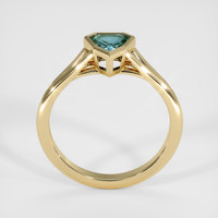 1.03 Ct. Greenish Blue Sapphire Ring, 14K Yellow Gold 3