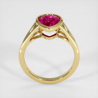 2.54 Ct. Pink Sapphire Ring, 14K Yellow Gold 3