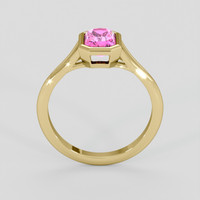 1.20 Ct. Pink Sapphire Ring, 14K Yellow Gold 3
