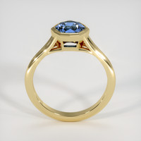 2.00 Ct. Blue Sapphire Ring, 14K Yellow Gold 3