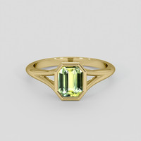 1.70 Ct. Bi Color Sapphire Ring, 14K Yellow Gold 1