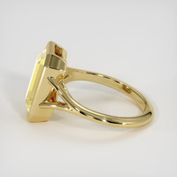 5.40 Ct. Yellow Sapphire Ring, 14K Yellow Gold 4