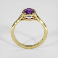 1.97 Ct. Pinkish Purple Sapphire Ring, 14K Yellow Gold 3