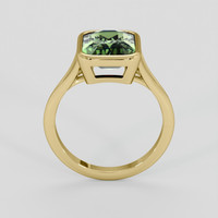 4.25 Ct. Green Sapphire Ring, 14K Yellow Gold 3