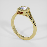 0.68 Ct. Bi Color Sapphire Ring, 14K Yellow Gold 2