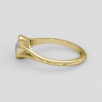 1.29 Ct. Blue Sapphire Ring, 14K Yellow Gold 4