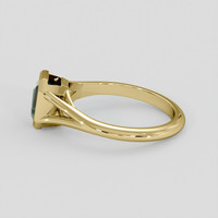 1.13 Ct. Green Sapphire Ring, 14K Yellow Gold 4