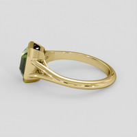 1.91 Ct. Green Sapphire Ring, 14K Yellow Gold 4
