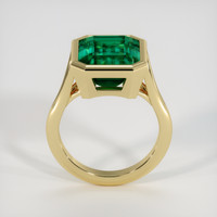 6.67 Ct. Emerald Ring, 18K Yellow Gold 3